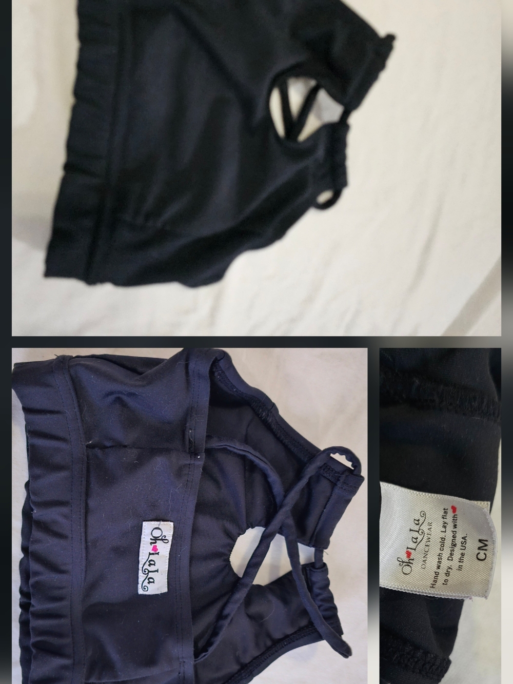 Dance Top Olala for Kids Black C medium